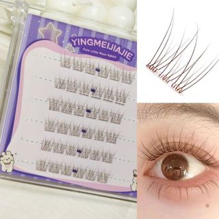 Hộp Quà Nhỏ Sáu Hàng YF45 Đuôi Cá Phong Cách Mới Lông Mi Giả Tự Dính