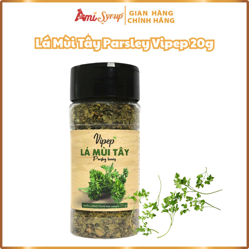 Lá Mùi Tây Parsley Vipep 20g, Gia Vị Nấu Ăn Chuẩn Nhà Hàng Thơm Ngon, Hoàn Hảo Cho Món Âu & Salad
