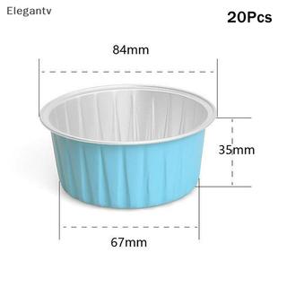 EGN 10 / 20 / 50 Chiếc Cốc Nướng Bánh Tròn Giấy Thiếc Lá Wih Nắp Có Thể Tái Sử Dụng Cupcake Cốc Món Tráng Miệng Lư Hương Bánh Chảo Khuôn Bánh Mì Custard Dụng Cụ Nhà Bếp N