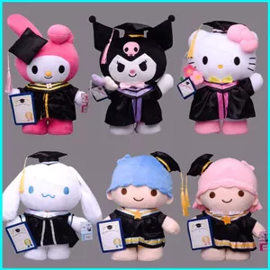 HK1 Sanrio Tốt Nghiệp Series Sang Trọng Búp Bê Quà Tặng Cho Bé Gái Cử Nhân Đồng Phục Kuromi Meody Cinnamoroll Đồ Chơi Cho Trẻ Em KH1