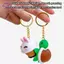 HFTOY Móc Khóa Cat Paw 3D In Hình Giảm Căng Thẳng Có Thể Bấm Fidget Đồ Chơi Nhà Thơ Sized Handmade Để Sử Dụng Bàn Học ~
