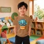 Áo phông bé trai học sinh Size 90-150 họa tiết xương rồng dễ phối đồ mềm mịn