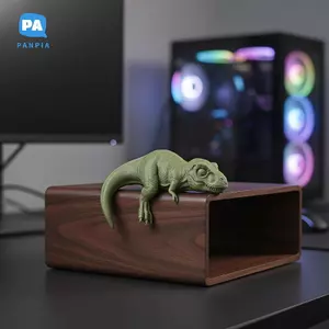 Màn hình T-Rex ngủ Topper 3D in hình khủng long Mini ngộ nghĩnh Trang trí máy tính để bàn sáng tạo dành cho những người yêu thích khủng long Quà tặng VN