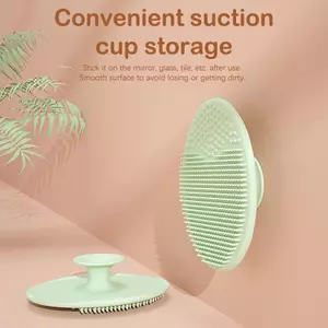 Bàn Chải Dầu Gội Silicon Cho Bé Sơ Sinh Tắm Silicon Mềm Trẻ Em Bàn Chải Tắm Đầu Rửa Tóc Massage Bàn Chải Tắm VN