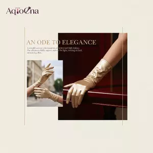 AqToCna Nữ Dầu Mịn Găng Tay Ngắn Sheer Nhìn Xuyên Qua Co Giãn Nhảy Múa Lái Xe Chắc Chắn Găng Tay Y2k Fany Thời Trang AqToCna