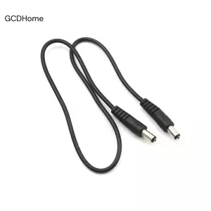 GCDHome 5.5 x 2.1mm Nam Đến 5.5 x 2.1mm Nam DC Cắm Điện CCTV Adapter Kết Nối Cáp HOT