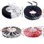 DONOVANQQ Xiếc Chú Hề Cổ Xù, Cổ Xù Cổ Điển Có Thể Tháo Rời, Sang Trọng Retro Cosplay Trang Phục Victoria Phục Hưng Cổ Giả Carnival