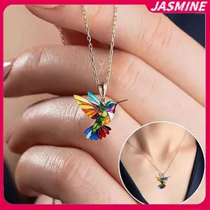 JASMINE Thời Trang Chim Ruồi Nelace Trang Sức Nữ Tinh Tế Kỷ Niệm Quà Tặng Cho Người Thân Yêu Nelace Hợp Kim Nhiều Màu Sắc JASMINE
