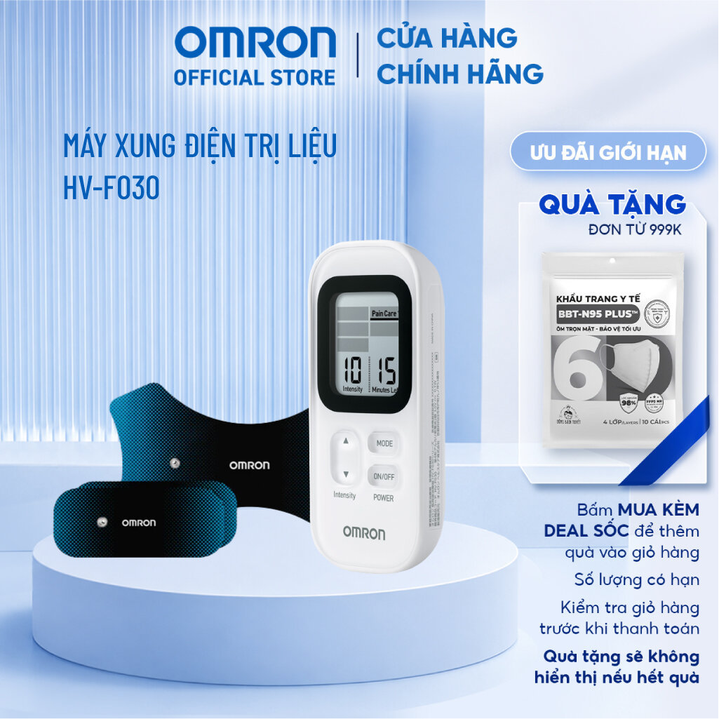 Máy Xung Điện Trị Liệu Phục Hồi Sau Luyện Tập Thể Thao OMRON HV-F030
