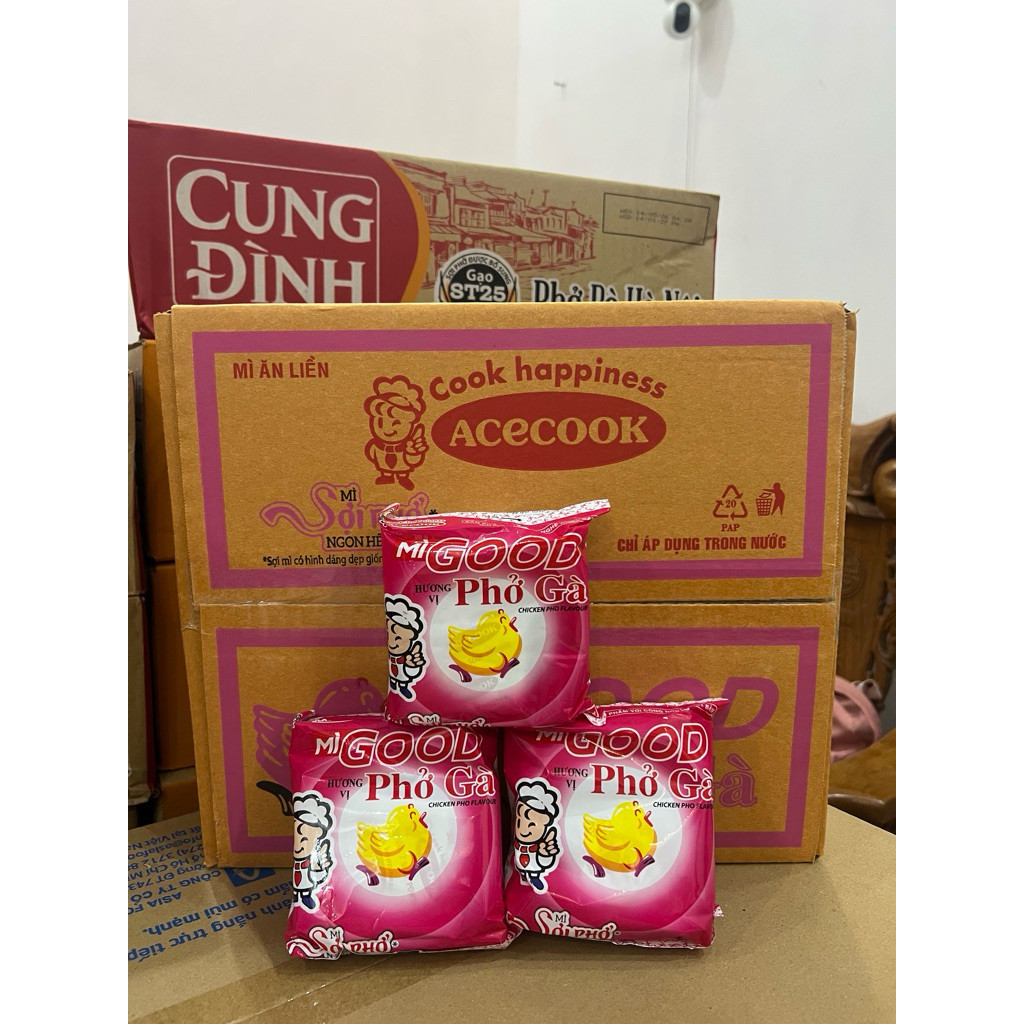 Thùng 30 Gói Phở Good Gà Acecook - Phở Ăn Liền Chính Hãng, Date Mới