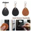 Vòng chìa khóa SHUPUN, Thẻ truy cập chống thất lạc chống vân tay, Phụ kiện chống rơi bằng da chất lượng cao Móc khóa đa năng