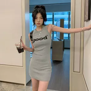 Mùa hè Pure Desire Váy ngắn cay ngọt ngào Váy ngắn Skinny Mông A và Sa Niche Slim-fit Gợi cảm Ôm hơn Váy nữ