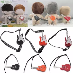 Nhạc cụ búp bê YOLOGO, Phụ kiện nhà búp bê Mô hình cảnh Đàn guitar điện thu nhỏ, Phụ kiện thủ công Quần áo búp bê nhiều màu Mô hình đàn guitar Mini