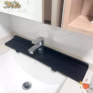 NOTE1 Thảm bắt nước bồn rửa, Thảm bắn nước bề mặt chống trượt nhiều kích thước, Silicon mềm Dễ dàng làm sạch Bảo vệ sấy thoát nước cho phòng tắm
