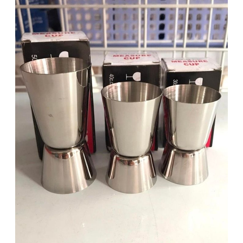Ly Đong Jigger Inox Pha Chế Cao Cấp 2 Đầu Loại 20/40ml Và 15/30ml, Dụng Cụ Bartender Chuyên Nghiệp