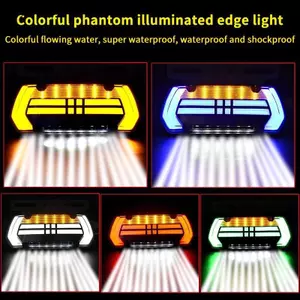 Ziyulinyuk 24V Tru Tín Hiệu Đèn Báo Siêu Đặc Biệt Độ Sáng Cảnh Báo Đuôi Đèn LED Tru Bên Đánh Dấu Xe Tải Phần VN