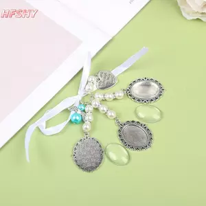 HFSHY Cưới Bó Hoa Trái Tim Khung Ảnh Cho Đám Cưới Nhớ Cô Dâu Lacy Hình Bầu Dục Cô Dâu Quyến Rũ Thiên Thần Mặt Dây Chuyền VN