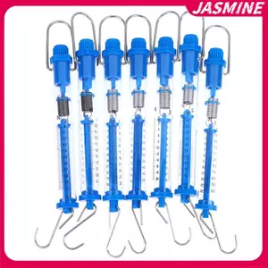 JASMINE Thiết Thực Newtons Cân Lò Xo Hình Ống Động Lực Cơ Trong Suốt Bằng Nhựa Dễ Dàng Treo Cho Lớp Học JASMINE