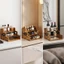 Dụng cụ sắp xếp bằng gỗ có tay cầm Giá lưu trữ bước 3 tầng cho Vanity, Góc cà phê