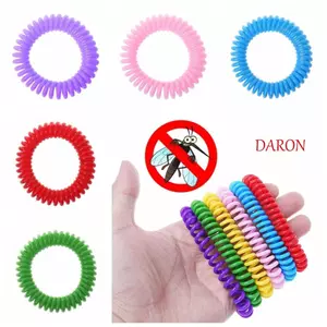 DARON Vòng tay chống muỗi thoải mái, Vòng tay đuổi muỗi chống thấm nước lâu trôi, Tinh dầu thực vật Chất tẩy rửa côn trùng hiệu quả Máy làm mát không khí đuổi bọ