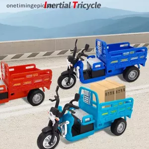 VFZ 1 Cái Thực Tế Kéo Ba Xe Vận Chuyển Mô Hình Tỉ Lệ 1: 15 Xe Ba Bánh Mô Phỏng Mô Hình Đồ Chơi Xe Bé Trai Quà Tặng Đồ Trang Trí OTE