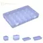GE Hộp Bảo Quản Nhựa Trong Suốt Sắp Xếp 15 18 24 28 30 36 Lưới Có Thể Điều Chỉnh Cho Hạt Vít Phần Cứng Nhà Xưởng VN