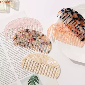 THEGIRL8B Vỏ Rùa Làm Tóc Lược Thời Trang Bé Gái Thoải Mái Nữ Nhiều Màu Sắc Bàn Chải Cắt Tóc