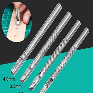 Thắt Lưng Puncher Da Puncher Đấm Tròn Puncher Shiitake Nấm Basswood Dây Đeo Lỗ Đấm Dụng Cụ Hộ Gia Đình Hướng Dẫn Sử Dụng Nhỏ KOPU