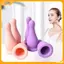 VFZ Silicone Chân Không Cupping Massage Lọ Chống Massage Mặt Hút Mặt Ne Nâng Da Cạo Guasha Chống Nhăn Louislifecool