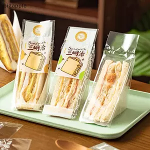 Bigapple 100 Chiếc Bánh Sandwich Bọc Dễ Rách Túi Nướng Bánh Trong Suốt RDG
