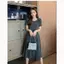 Mùa hè 2026 Plus size Hơi béo eo hẹp Váy thường ngày che phủ da thịt Tính khí giảm tuổi phù hợp với tất cả các trận đấu dài béo mm Váy đi lại hàng ngày dành cho nữ