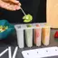 Ziyulinyuk 4 Cell Kem Popsicle Khuôn DIY Máy Làm Kem Tự Chế Hộp Đá Trẻ Em Mùa Hè Khuôn Kẹo Khay Đá Tiện Ích Nhà Bếp VN