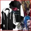 Arcane Liên Minh Huyền Thoại 2 Vi Caitlyn anime Dây Kéo Áo Khoác Áo Unisex Top