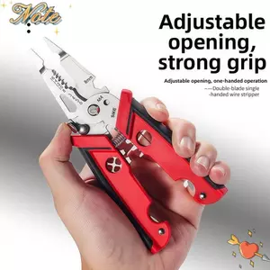 Kìm tuốt dây NOTE1, Kìm thợ điện 18 trong 1 đa năng, được nâng cấp Tiết kiệm công sức Kìm chia thủ công đa chức năng Dụng cụ thợ điện