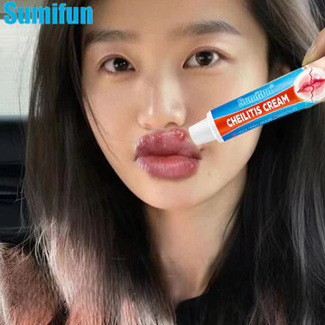 Sumifun Kem mụn môi, Kem dưỡng môi hạt 20g - Son Dưỡng Môi Khô Nứt Nẻ, Bong tróc chăm sóc môi, Khử Thâm Môi