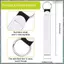 Trắng Thăng Hoa Vòng Tay Khoảng Trống 40 Chiếc Số Lượng Lớn Neoprene Móc Khóa Dây Giá Đỡ Cho Đồ Thủ Công DIY