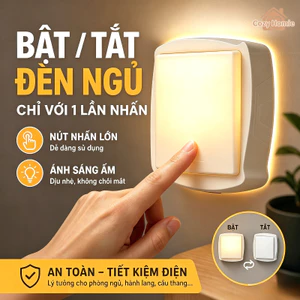 Đèn ngủ từ tính sạc USB đầu giường, có thể điều chỉnh độ sáng, có hẹn giờ tự động tắt, đèn vàng hu'yan