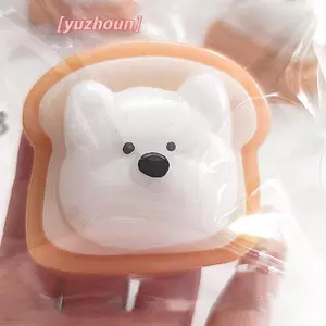Bánh mì nướng Kawaii Bóp Đồ chơi giảm căng thẳng phục hồi chậm Mô phỏng Món tráng miệng Đồ chơi nhồi bông Quà tặng sinh nhật Đồ chơi thần tài
