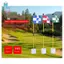 Cờ xanh Golf, Cờ hai phần đầy màu sắc Cờ lê lỗ mục tiêu màu xanh lá cây, Đồ dùng chơi gôn