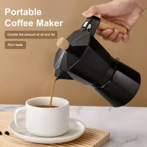 Doutie Nhôm Espresso Bếp Moka Pot Express Máy pha cà phê Percolator Máy pha cà phê Mocha cổ điển Ý VN