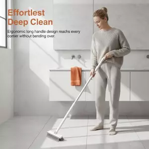 Doutie Tay Cầm Dài Khoảng Cách Bàn Chải Làm Sạch Lông V Hình Chữ V Sâu Loại Bỏ Vết Bẩn Cho Ngói Viền Bồn Rửa Cạnh Đáy Khoảng Cách VN