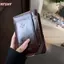 Ví du lịch da thiết yếu HFSHY có áo RFID cho chuyến thám hiểm toàn cầu VN