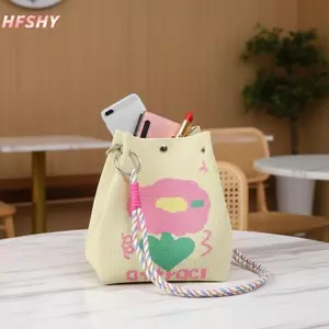 Túi xách mùa hè dệt kim đa năng HFSHY Ví đựng tiền xu Buet lý tưởng cho công việc và du lịch VN