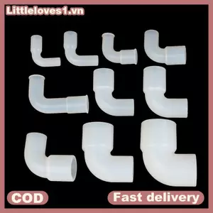 Littleloves1 1 Khuỷu Tay Silicon Mềm Cứng Đầu Nối Biến Đường Kính Co Giãn Góc Phải Cao Su Khớp Nối Bể Cá Tưới Vườn VN