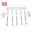5 Kim Loại Đám Cưới 2 Tầng Đế Bánh Trung Tâm Tay Cầm Thanh Phụ Kiện Bộ