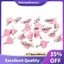 Mini Hình Trái Tim Tình Yêu Kẹp Gỗ Tin Nhắn Giá Đỡ Ảnh Album Thẻ Giấy Chốt Trang Trí Chụp Ảnh - Hồng 20 Chiếc