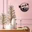 HELLOYOUNG Santa Sleigh Tuần lộc Kim loại Nghệ thuật treo tường Giáng sinh Lễ hội Điêu khắc treo tường Hiện đại Trang trí treo nhà cho phòng ngủ Văn phòng Quà tặng ngày lễ