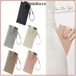 Túi đựng kính râm ORDOBOX, bền bỉ với túi đựng kính râm có dây buộc, thiết kế da PU di động màu trơn SunGlasses Giá đỡ kính mắt Phụ kiện