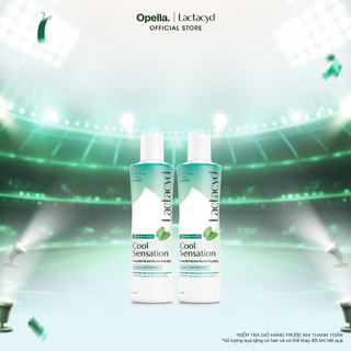 [KOL LIVESTREAM] Bộ 2 Dung Dịch Vệ Sinh Phụ Nữ Lactacyd Cool Sensation 250ml Mát Lạnh & Sạch Thoáng Dài Lâu