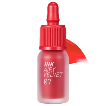 [PERIPERA] Ink Airy Velvet Lip Tint, No.07, 1 cái / Son Tint Hàn Quốc / Hoàn thiện nhung thoáng khí